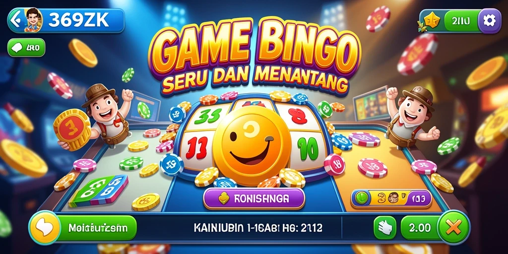 Tampilan screenshot utama 369ZK menampilkan gameplay Bingo yang seru.