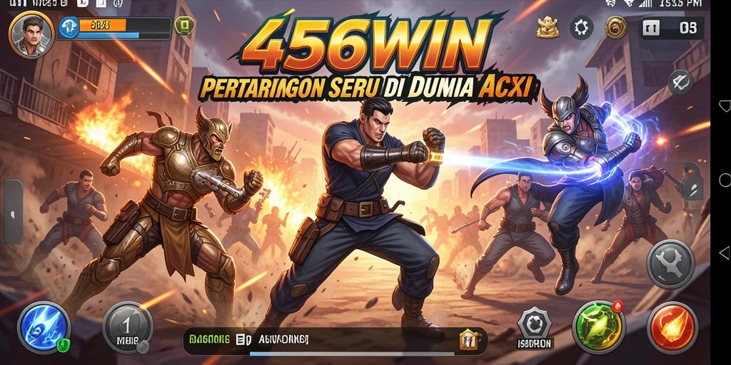 Tampilan gameplay Action yang mendebarkan dari 456WIN.