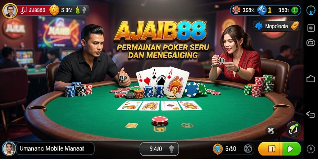 Gameplay menarik AJAIB88 di dunia Poker yang penuh tantangan.