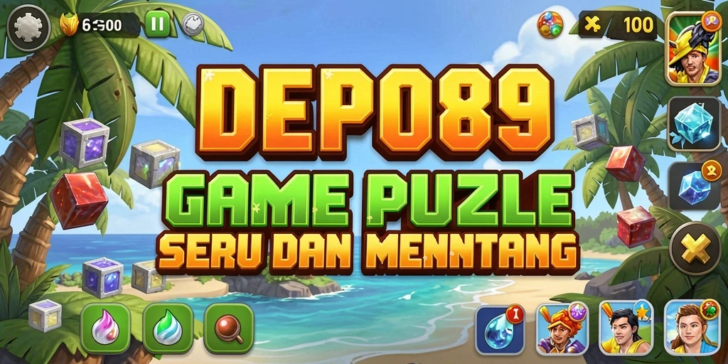 Tampilan gameplay DEPO89 yang menarik dan penuh tantangan puzzle.