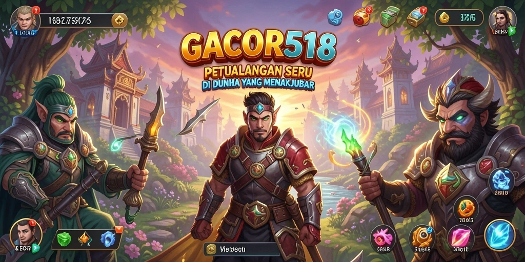 Tampilan gameplay GACOR518 yang menakjubkan dan penuh aksi.