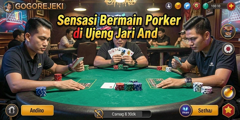 Tampilan gameplay seru di GOGOREJEKI dengan pemain dari seluruh dunia.