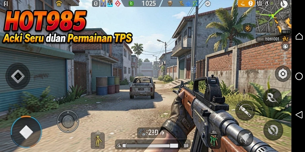 Gameplay HOT985 yang seru dan mendebarkan saat pertempuran berlangsung.