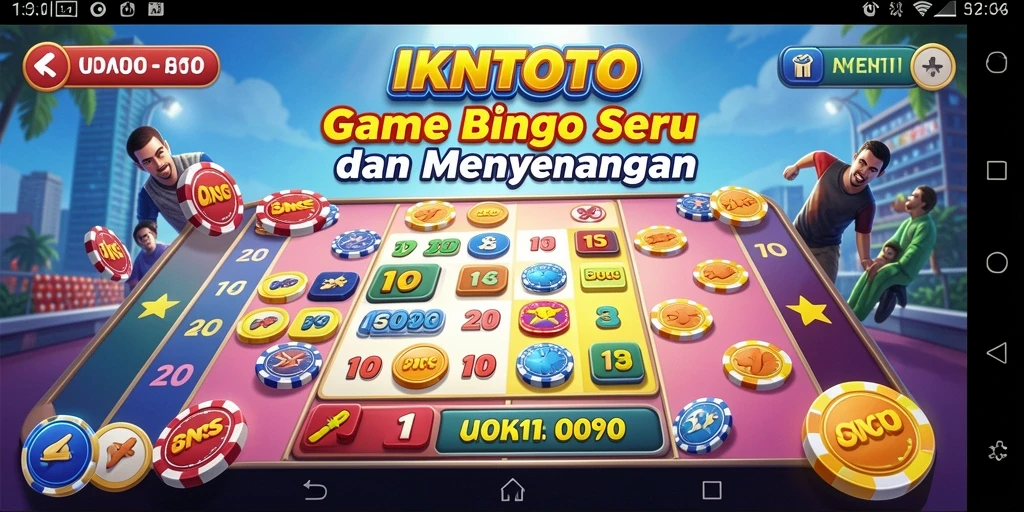 Tangkapan layar utama IKNTOTO menampilkan gameplay menarik Bingo.