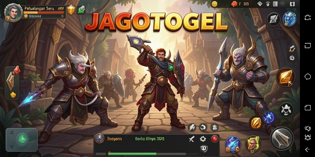 Tampilan gameplay seru dan mendebarkan dari JAGOTOGEL.
