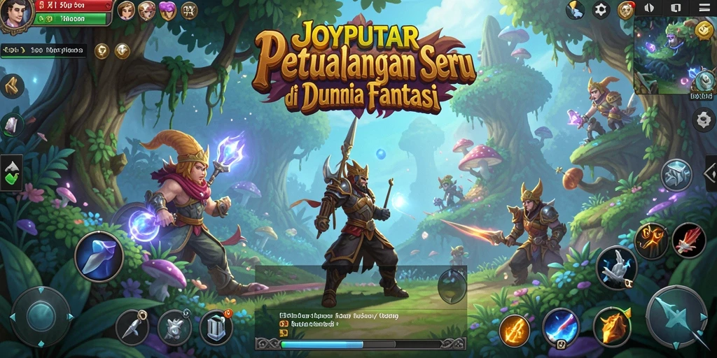 Tampilan menakjubkan dari gameplay petualangan JOYPUTAR.