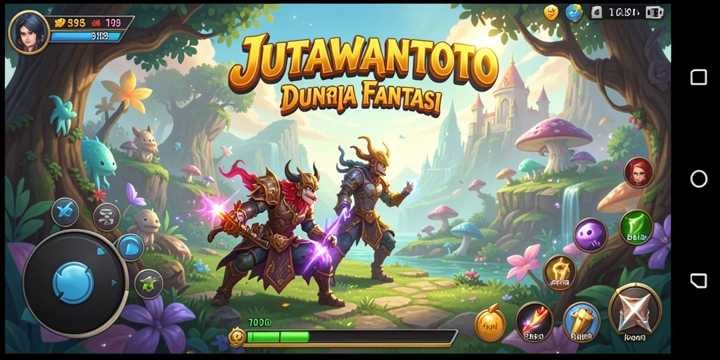 Screenshot JUTAWANTOTO menampilkan petualangan seru dalam dunia fantasi.