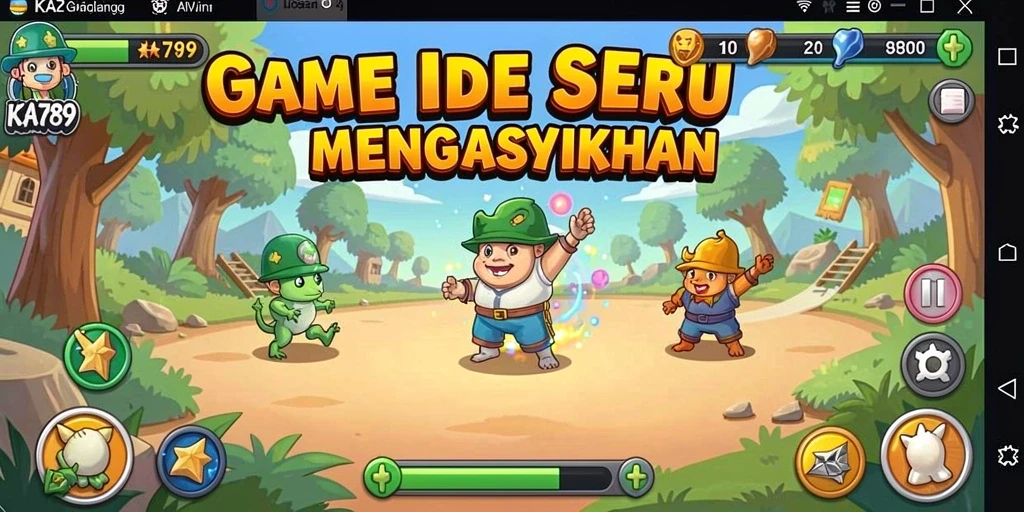 Tampilan gameplay KA789 yang menarik dalam mode Idle.