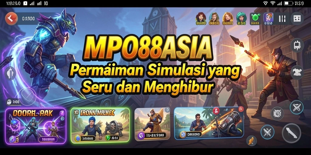 Tampilan gameplay MPO88ASIA yang menarik dan penuh warna.