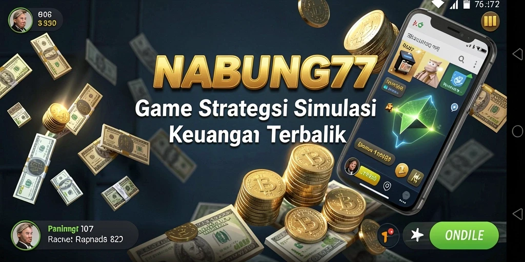 Screenshot gameplay NABUNG77 saat mengatur keuangan dan investasi.