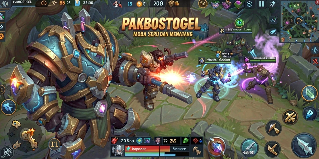 Tampilan gameplay seru PAKBOSTOGEL dengan karakter dan aksi menarik.