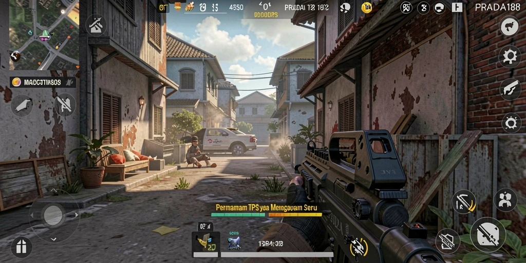 Tampilan aksi seru dalam gameplay PRADA188 yang memukau.