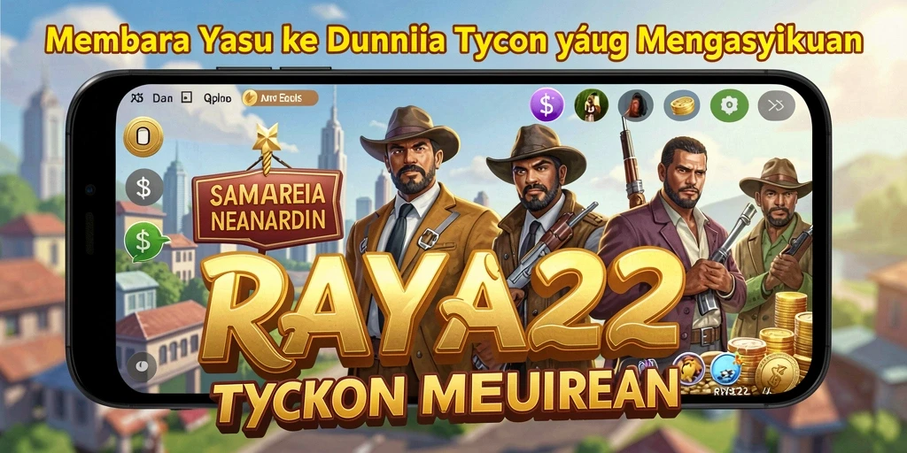 Screenshot gameplay RAYA22 yang menampilkan dinamika Tycoon.