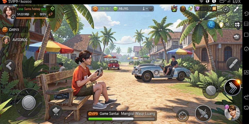 Tampilan gameplay menarik dari SVIP9 yang menyenangkan.