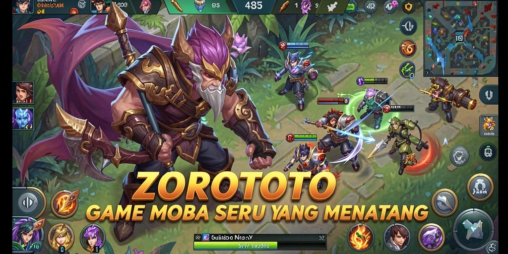 Tampilan gameplay seru dan strategis di ZOROTOTO.