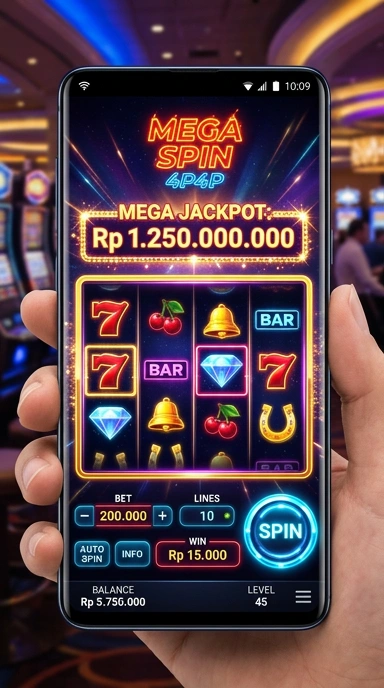 Tampilan antarmuka 4p4p yang sederhana dan menarik.
